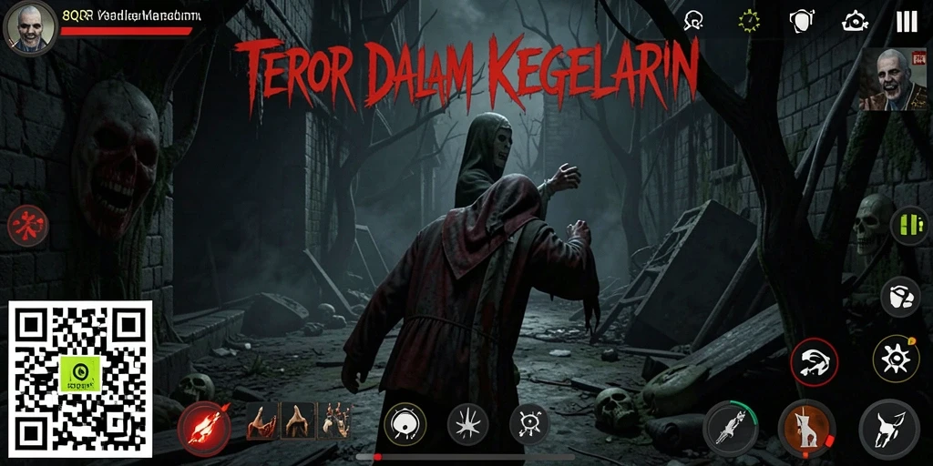 Tangkapan layar 8QR menampilkan ketegangan gameplay yang mendebarkan.