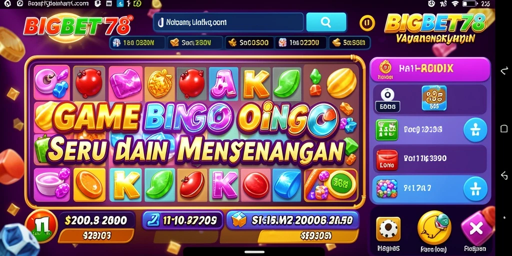 Tampilan screenshot main game Bingo yang seru dan interaktif.