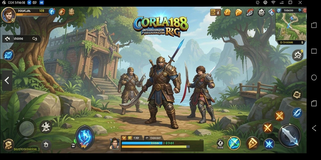 Screenshot merekam aksi seru gameplay RPG CORLA188.