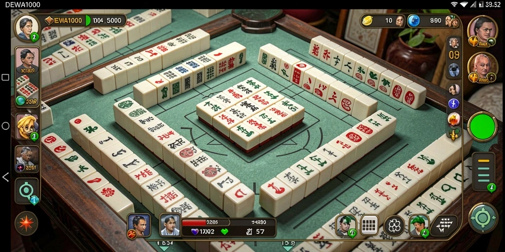 Tampilan seru gameplay DEWA1000 yang menantang.