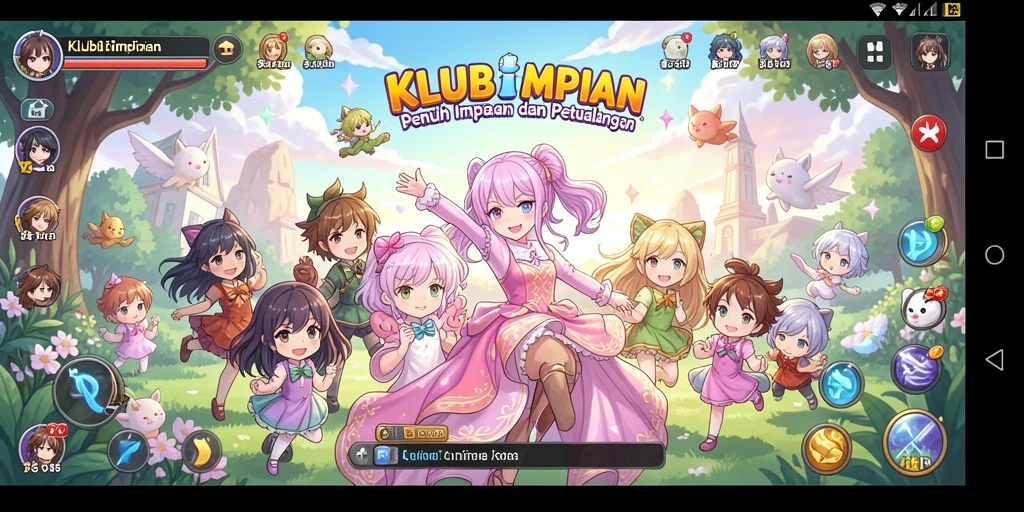 Tampilan gameplay KLUBIMPIAN yang mengagumkan dan penuh aksi.