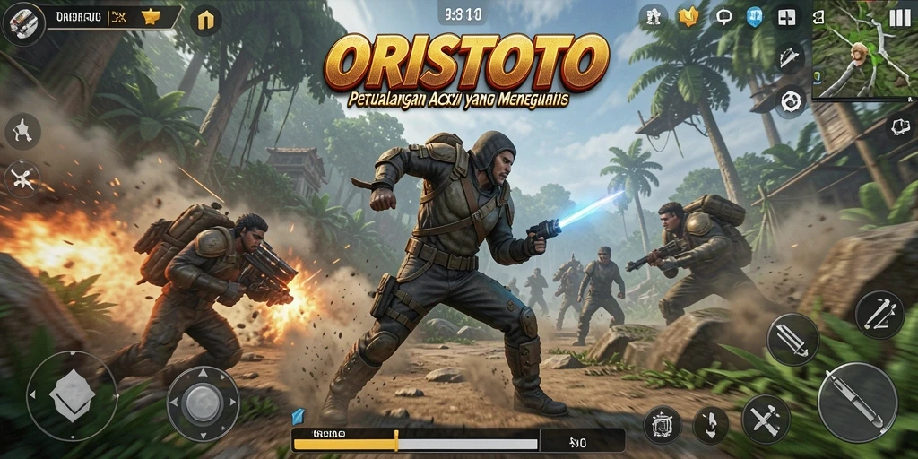 Tampilan menarik saat beraksi di ORISTOTO dengan karakter dinamis.
