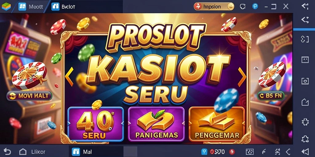 Gameplay seru PROSLOT dengan grafis slot yang menarik.