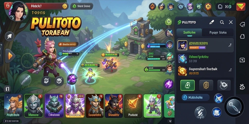 Screenshot utama PULITOTO menunjukkan tampilan antarmuka pembersihan yang intuitif.
