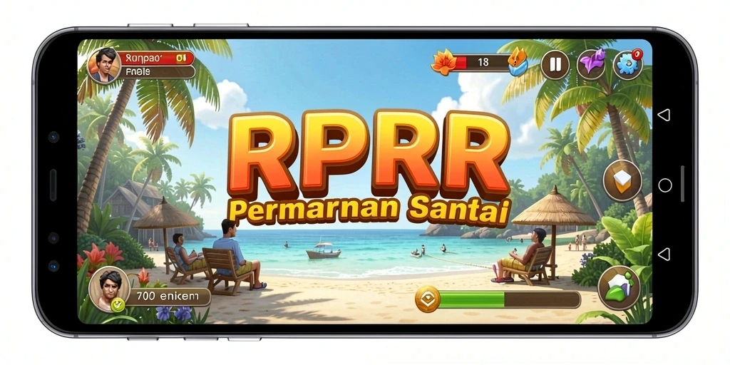 Tampilan gameplay <strong>RPRR</strong> yang cerah dan menarik.