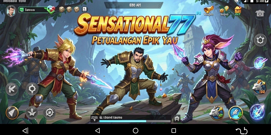 Tampilan gameplay SENSATIONAL77 yang menakjubkan dan menantang.