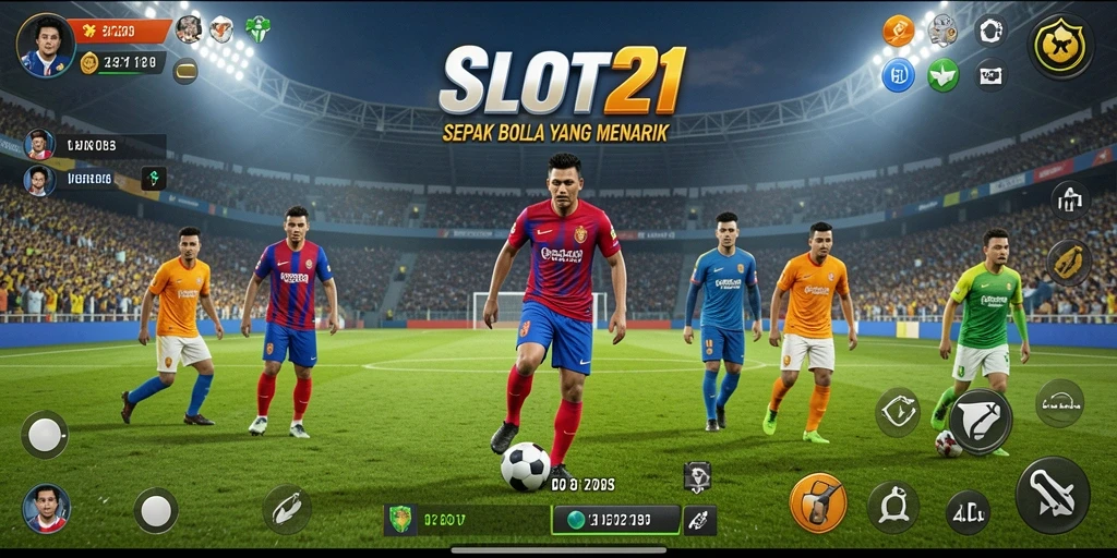 Screenshot menunjukkan gameplay seru dan grafis menawan di SLOT21.