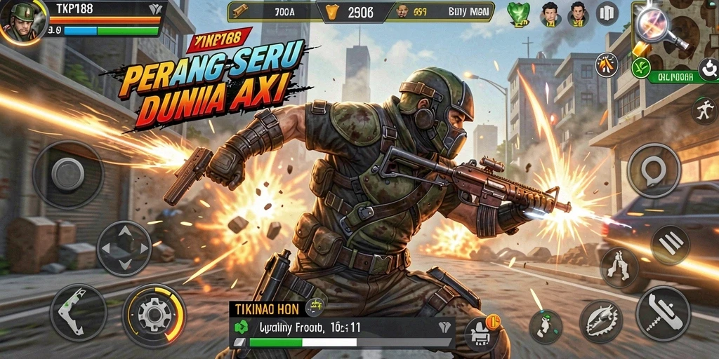 Tampilan gameplay TKP188 yang penuh aksi dan seru.