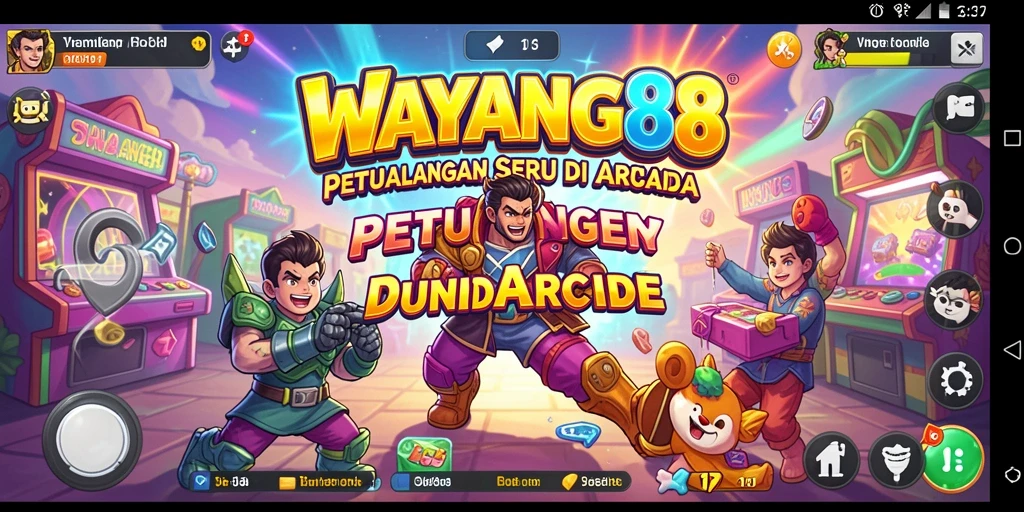 Tampilan gameplay WAYANG88 yang seru dan penuh warna.